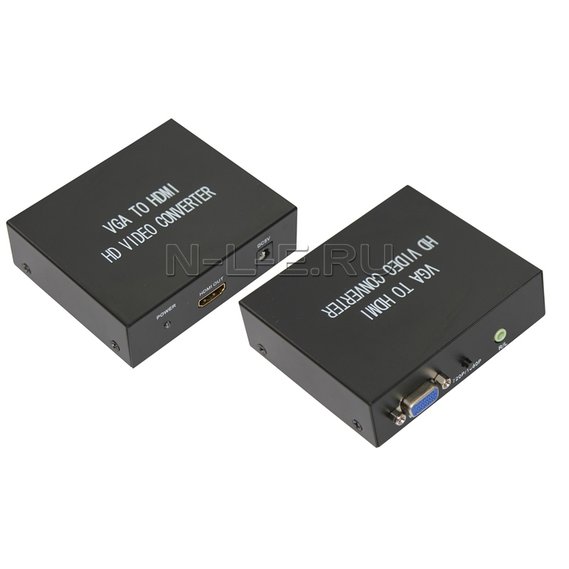 картинка Конвертер HDMI на VGA + 3.5 mm Аудио REXANT