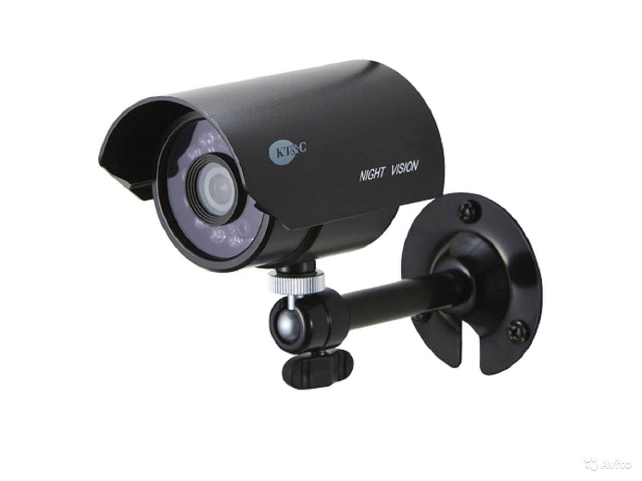 картинка Видеокамера ул. KT&C KPC-S50NHV (1/3", ИК 15м., 600 ТВЛ, f.3.6mm) ч/б