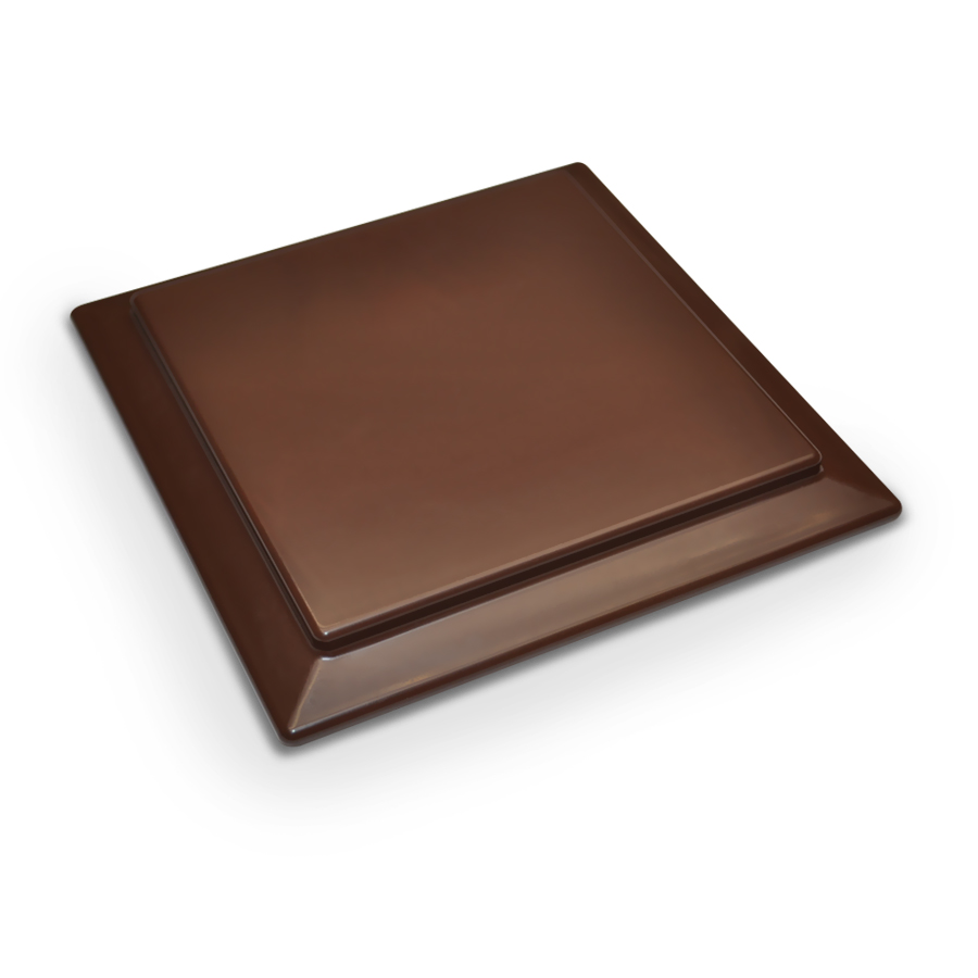 картинка Крышка столба верхняя, 100-100, Шоколад