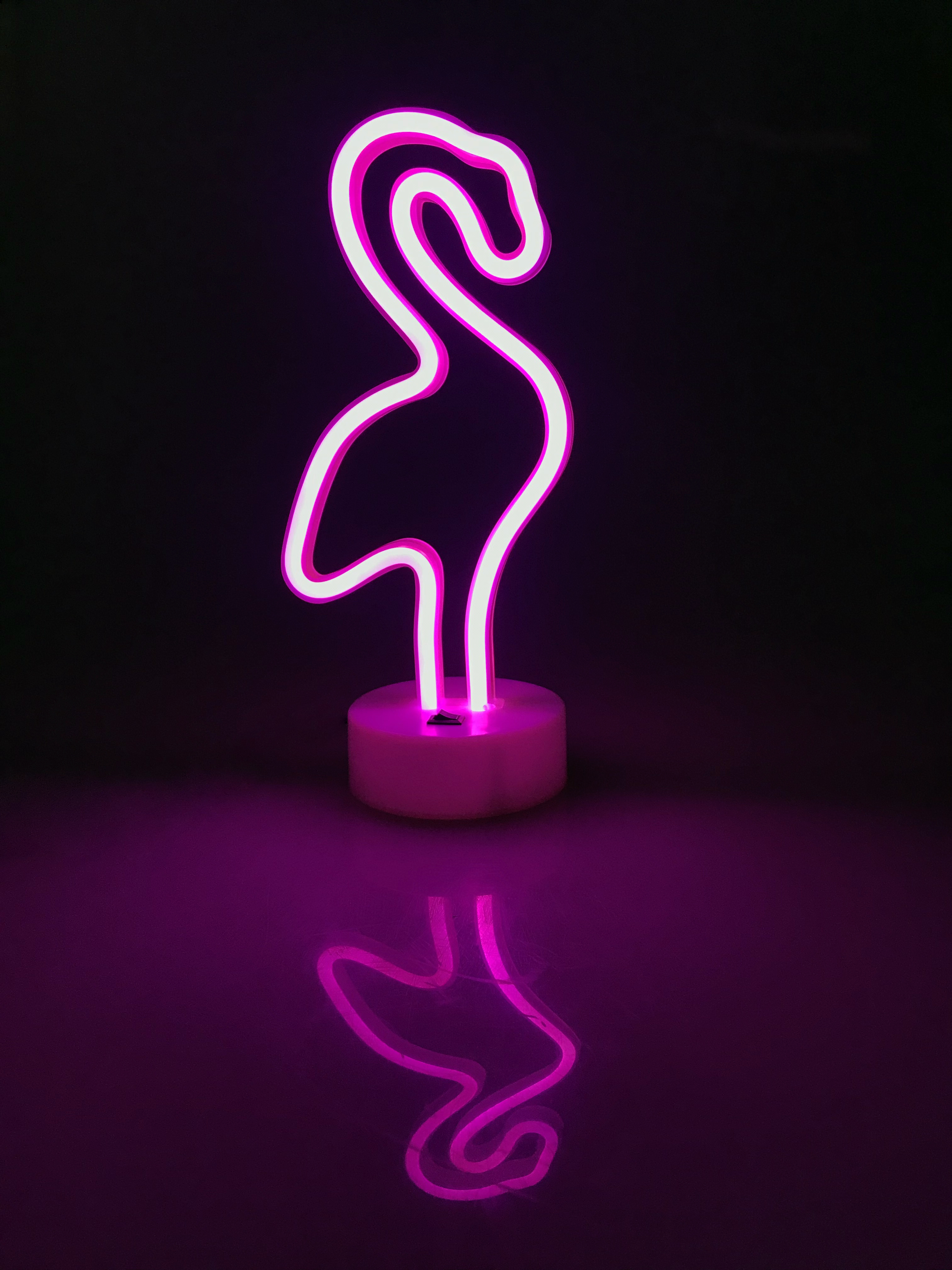 картинка Ночник светодиодный CADENA Фламинго, розовый, 188F