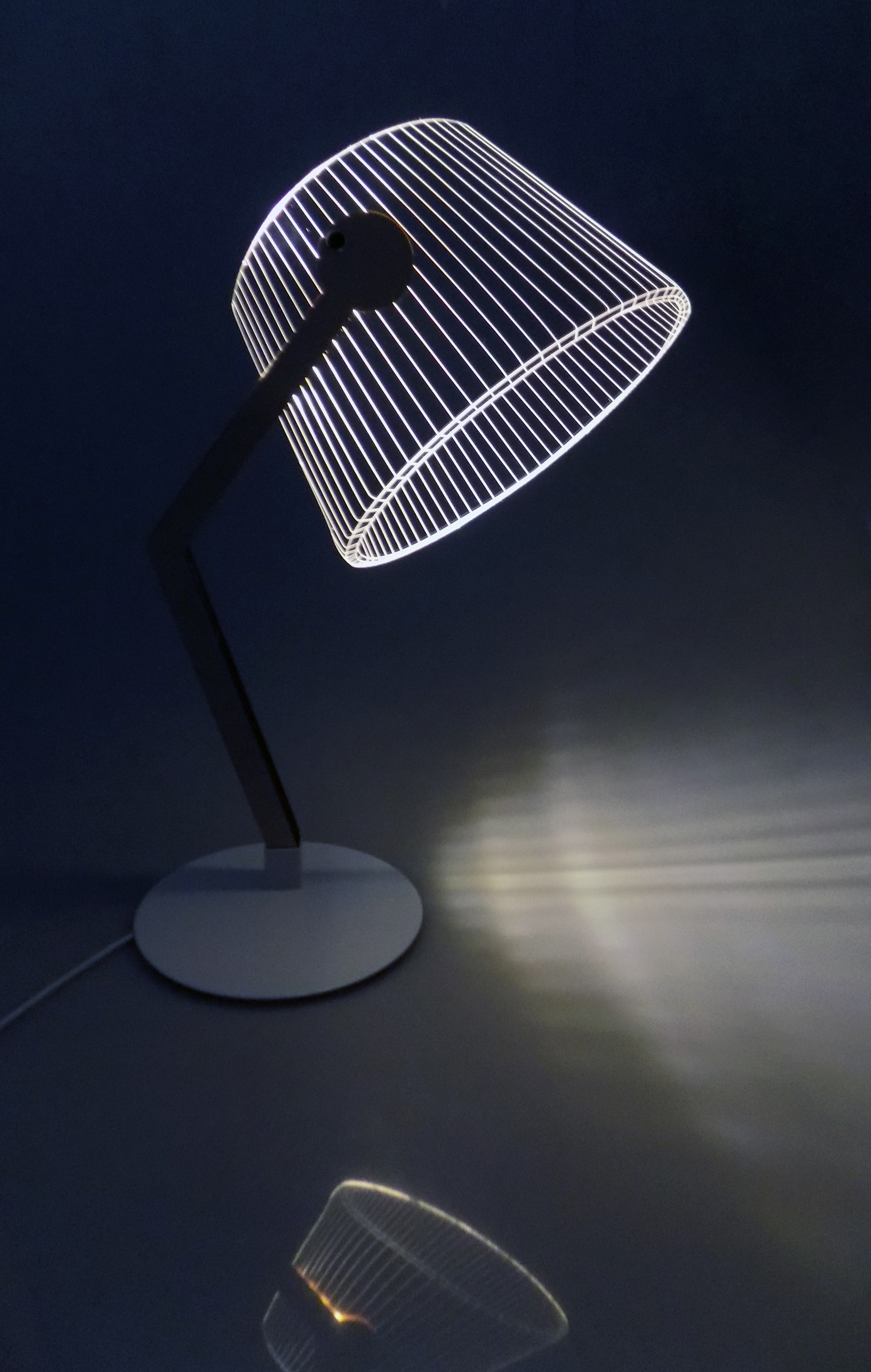 картинка Ночник светодиодный голограмма CADENA Настольная лампа, 3DLamp