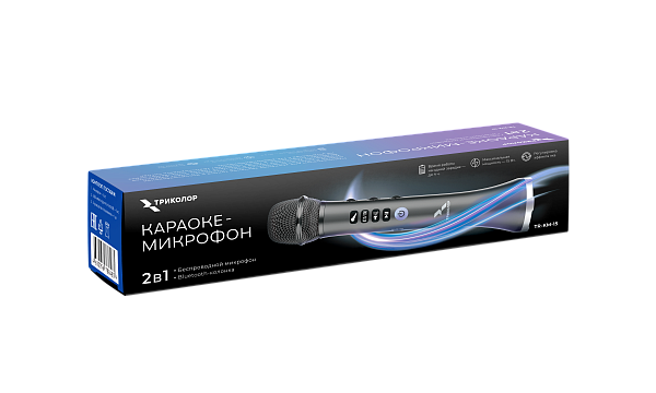 картинка Караоке-микрофон Триколор, TR-KM-15