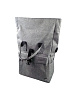 картинка Рюкзак двухлямочный с USB шнуром, серый, 535