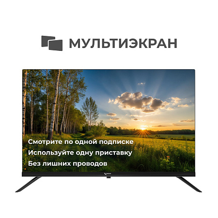 картинка Телевизор Триколор P43FH501, SMART TV, 43", Full HD, черный