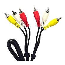 Шнур соединительный 3RCA – 3RCA, 3м CADENA 3RCA – 3RCA, 3м CADENA