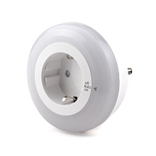 Ночник светодиодный CADENA SLLG-38 с розеткой и датчиком освещенности SOCKET D201