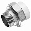 картинка Муфта комб.разъём.(американка) с наружной резьбой  40x1 1/4" (40/10) (Valfex) БЕЛАЯ