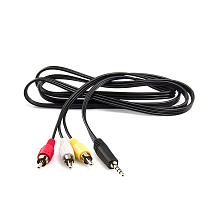 Шнур соединительный 3,5мм TRRS – 3RCA, 1.5м TRRS-3RCA 1.5m