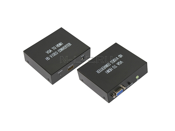 картинка Конвертер VGA + 3.5 mm Аудио на HDMI REXANT