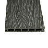 картинка Доска террасная 150-18-3000 шовная пустотелая с тиснением 3D Ш Серый (3м) Groentec ДПК