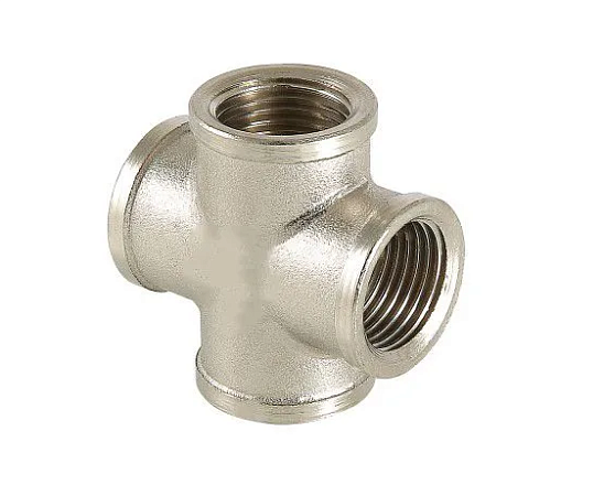 картинка Крестовина НИКЕЛИРОВАННАЯ VALFEX  ВР 1/2" (70/5)