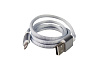 картинка Дата-кабель CADENA Lightning – USB2.0, 1м, серый, WS019