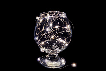 Гирлянда капельки росы CADENA, 20LED, 2 метра, белый цвет, на батарейках, 1902 1902