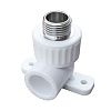 картинка Угол с наружной резьбой (простое крепление) 20х1/2" (80/20) (Valfex) БЕЛЫЙ