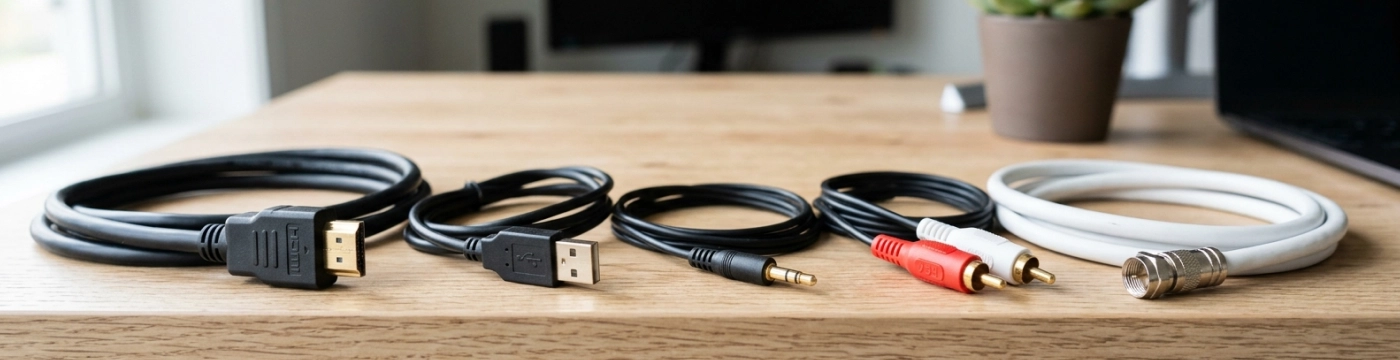 Соединительные шнуры и интерфейсные кабели: полный гид по выбору (HDMI, USB, AUX, RCA, TV) 