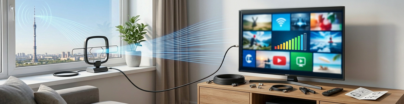 Цифровая антенна своими руками: настройка 20 бесплатных каналов DVB-T2