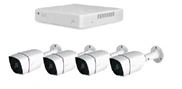 комплект видеонаблюдения fox ip kit-nvr8/4 2.0 mpix