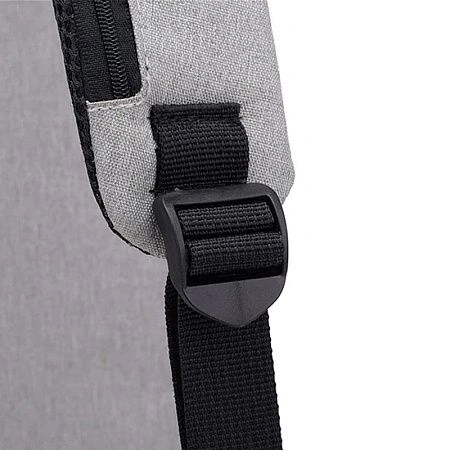 картинка Рюкзак двухлямочный с USB шнуром, серый, PB-259