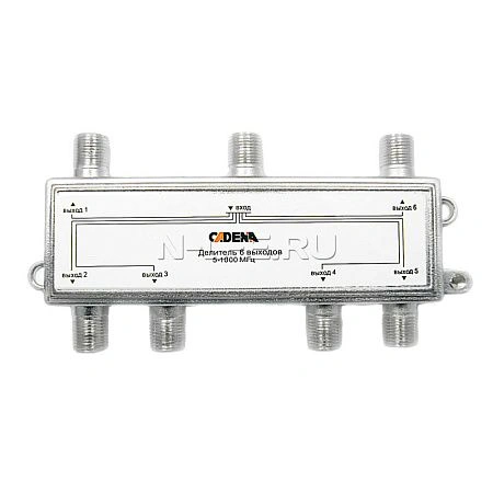 картинка Делитель 6 выходов 5-1000 МГц CADENA