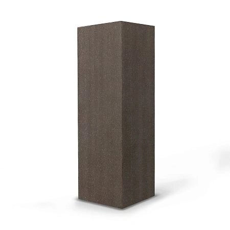картинка Столб ограждения 100-100-3000 брашированный Венге (3м) Groentec ДПК