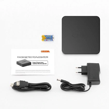смарт тв приставка cadena pro w2 csb-243