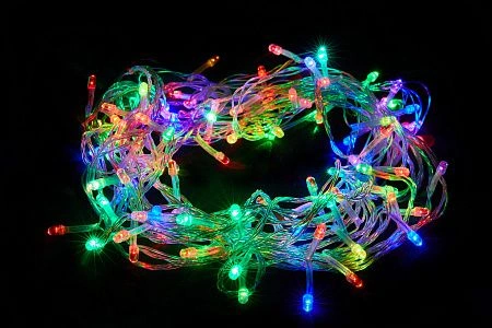 картинка Гирлянда CADENA, 100LED, 8,4 метра, многоцветная, с контроллером, удлиняемая, 18002-1N