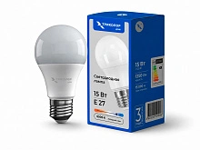 Лампа светодиодная Триколор дом LED А60 15Вт 6500K E27 LED-TRHM-А65-15W65E27 (B)