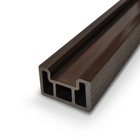 картинка Перило 80-45-3000 брашированное Венге (3м) Groentec ДПК