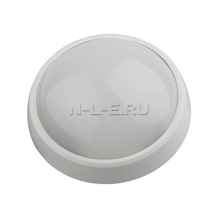 картинка Светильник светодиодный Эра SPB-1-08 (W)  IP54 8Вт 4000К 640лм круг 180х75 БЕЛ
