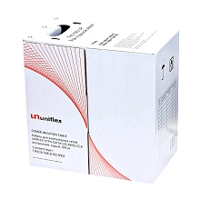 Кабель для компьютерных сетей UNIFLEX UTP4-CAT5e (24 AWG) CCA, внутренний, серый, 305 м UTP4 UnifCCA-305