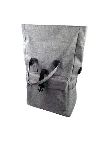 картинка Рюкзак двухлямочный с USB шнуром, серый, 535