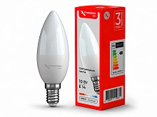 Лампа светодиодная Триколор дом LED С37 10Вт 3000K E14 "Беларусь" LED-TRHM-C37-10W30E14 (B)