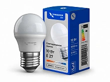 Лампа светодиодная Триколор дом LED G45 10Вт 6500K E27 "Беларусь" LED-TRHM-G45-10W65E27 (B)