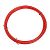 картинка Протяжка кабельная (мини УЗК в бухте), стеклопруток, d=3,5мм, 10м КРАСНАЯ