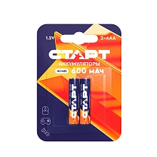 Аккумуляторы СТАРТ HR03 ААА 600mAh Ni-MH BL2 (2 шт. в блистере) ST-HR03-600-BL2