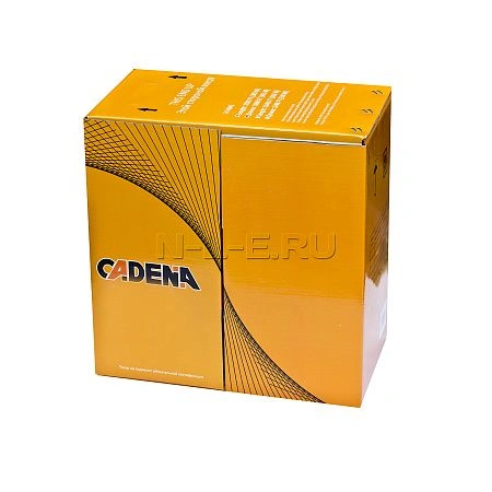 картинка Кабель для компьютерных сетей CADENA UTP2-CAT5e (24 AWG) PL, медный, внутренний, серый, 305 м