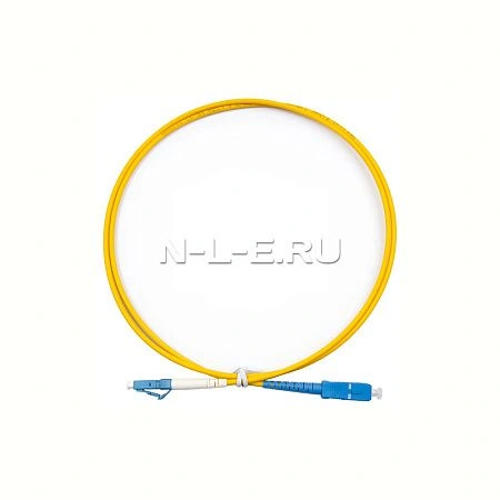 картинка Шнур оптический соединительный SC-LC/UPC, SM 9/125, simplex, 2 м