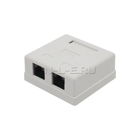 картинка Компьютерная розетка RJ-45 CAT.5e, 2-портовая, CADENA