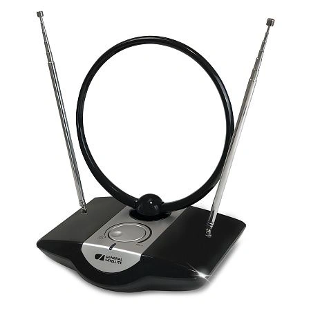 антенна телевизионная комнатная с усилителем мв+дмв av-958