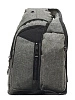 картинка Рюкзак однолямочный с USB шнуром, серый, 602