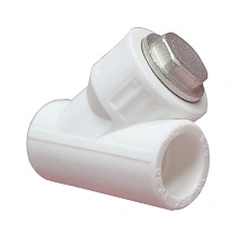 Фильтр сетчатый ВН/ВН 20х1/2" (80/20) (Valfex) БЕЛЫЙ 10141020