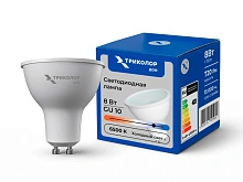 Лампа светодиодная Триколор дом LED JCDR 8Вт 6500K GU10 LED-TRHM-JCDR-8W65GU10 (B)
