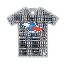 Световозвращатель пешеходный, ФУТБОЛКА, прозр. лого, арт. MS-007 MS-007