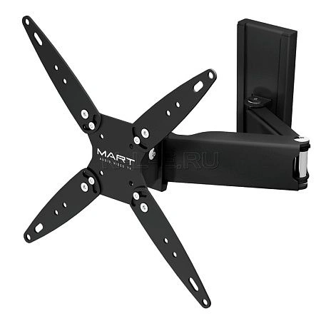 кронштейн для tv наклонно-поворотный mart 407a