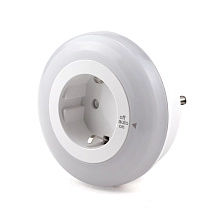 Ночник светодиодный CADENA SLLG-38 с розеткой и датчиком освещенности SOCKET D201