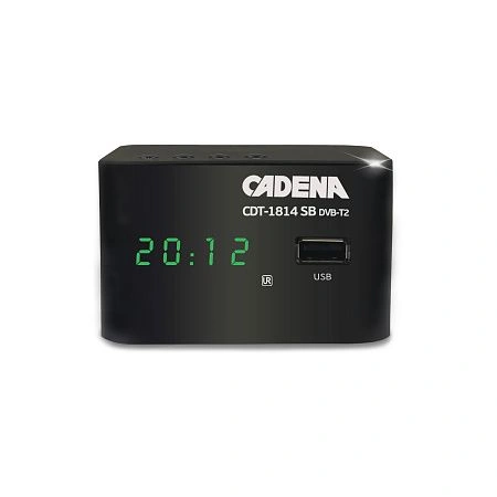 приемник цифровой эфирный cadena cdt-1814sb