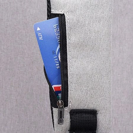 картинка Рюкзак двухлямочный с USB шнуром, серый, PB-259