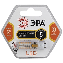 Лампа светодиодная ЭРА LED smd JCD-5w-corn-827-G9 Б0017112