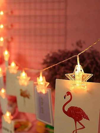 картинка Гирлянда прищепки-звезды CADENA, 20 LED, 3 метра, 20210