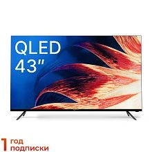 Телевизор Триколор P43QH701, SMART TV, 43", QLED, 4K, черный P43QH701